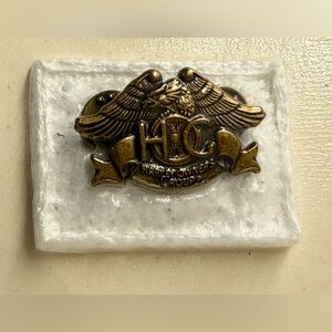 Vintage Harley-Davidson Owners Group Bronze Cast Lapel Pin